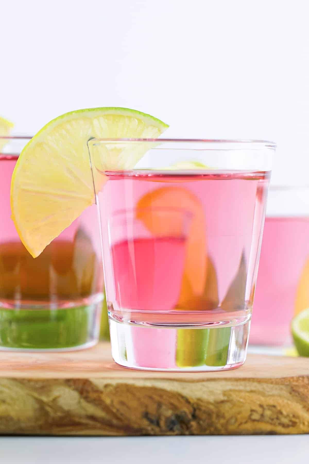 bright pink barbie shots