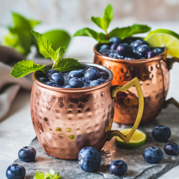 Blueberry moscow mule.