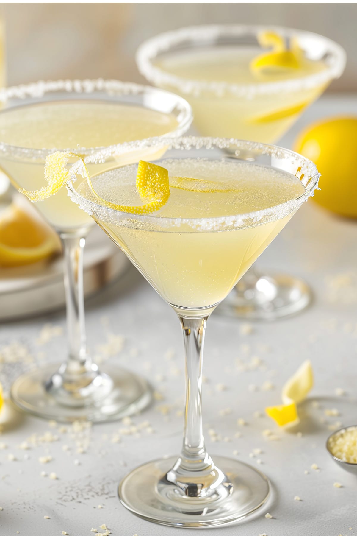 Lemon drop martini.