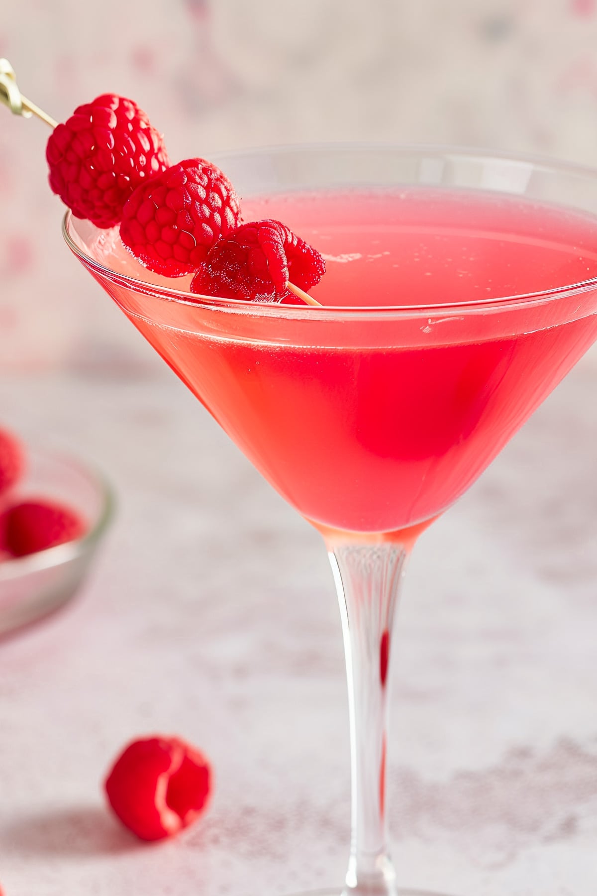 Raspberry martini.
