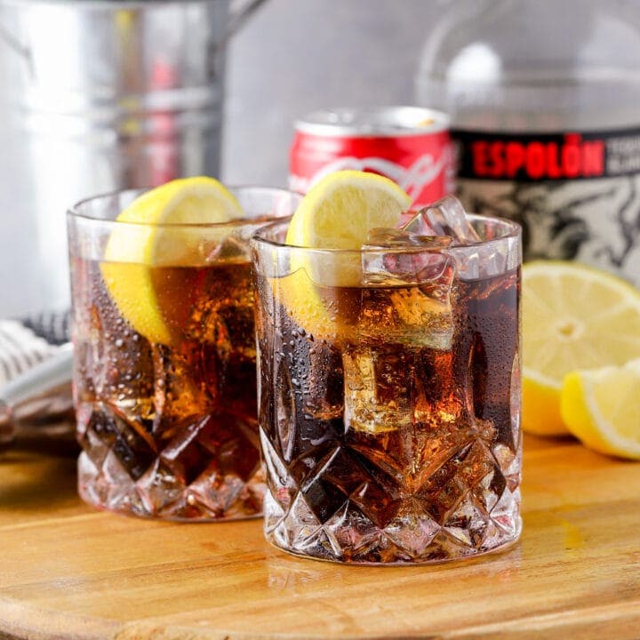 Tequila and Coke.