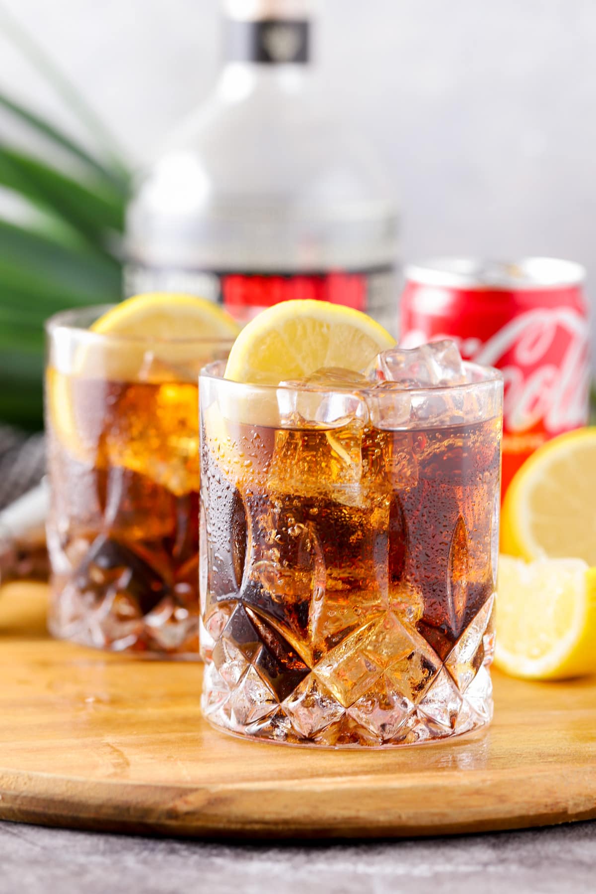Tequila and coke cocktail recipe.
